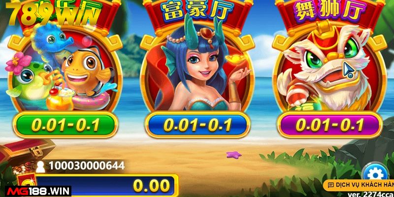 Các cấp độ có trong trò chơi bắn cá xèng 